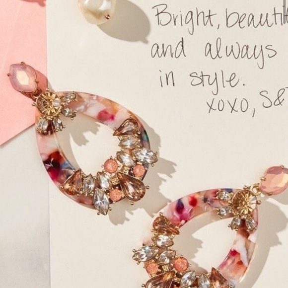 Stella & Dot | Pastel Jeweled Versatile [V] Dew Drop Statement-to-Stud E… - Picture 5 of 12